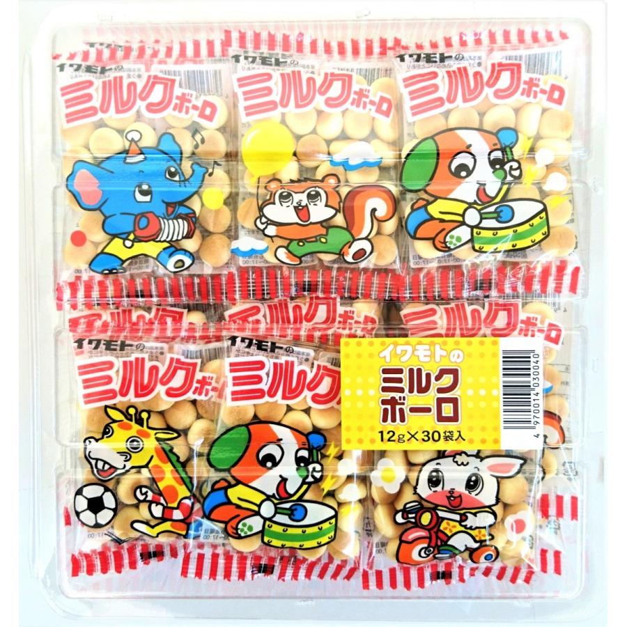イワモトのミルクボーロ 12g×30袋入 (株)岩本製菓 : 善野菓子店 Yahoo
