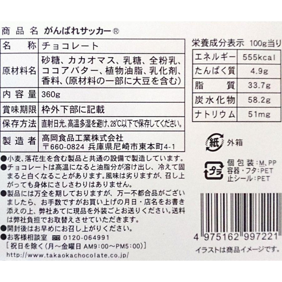 がんばれサッカーチョコ 360ｇ 約60粒前後 入 １個 高岡食品工業 株 夏期の配送中はチョコレートが溶けますのでクール便指定でお願いいたします 善野菓子店 Yahoo ショップ 通販 Yahoo ショッピング