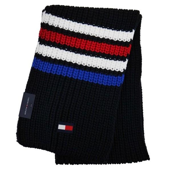 トミーヒルフィガー マフラー TOMMY HILFIGER メンズ  SKY ネイビー系 1CT0232-403 ギフトプレゼント 誕生日｜zennsannnet