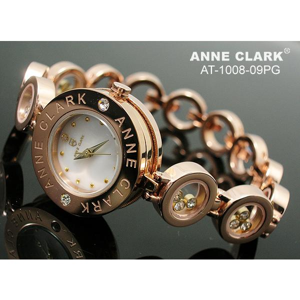 ANNECLARK アンクラーク レディス腕時計 ブレスレットタイプ シェルダイヤル 天然ダイヤ カラーストーン AT1008-09PG ギフト プレゼント｜zennsannnet｜02
