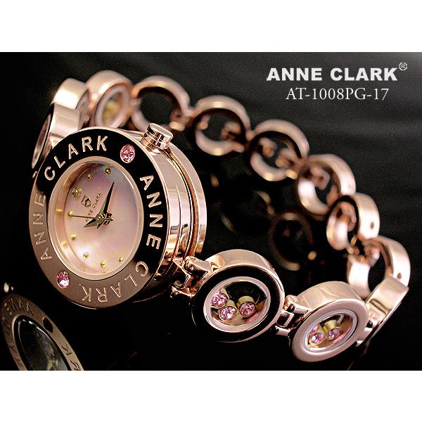 ANNE CLARK アンクラーク レディス腕時計 ブレスレットタイプ シェルダイヤル 天然ダイヤ カラーストーン AT1008-17PG ギフト プレゼント｜zennsannnet｜02