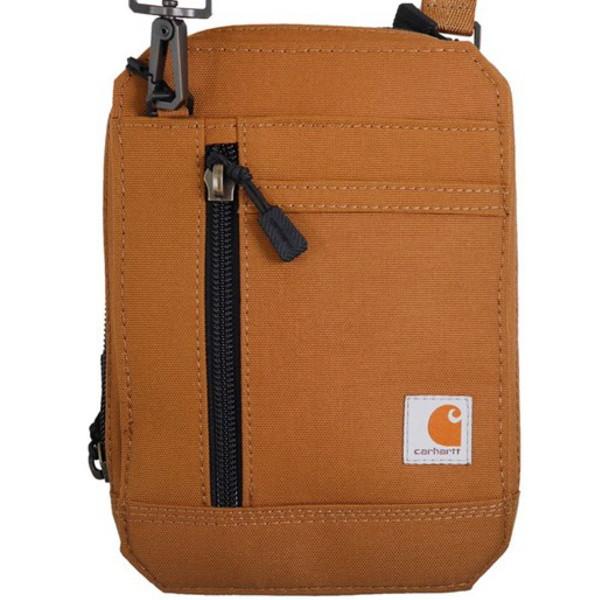 Carhartt カーハート ウォレットショルダー ブラウン ボディウオレット 001 Nylon Duck Crossbody Wallet 撥水加工