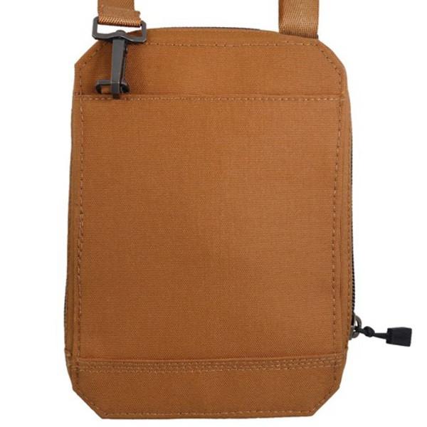 Carhartt カーハート ウォレットショルダー ブラウン ボディウオレット 001 Nylon Duck Crossbody Wallet 撥水加工