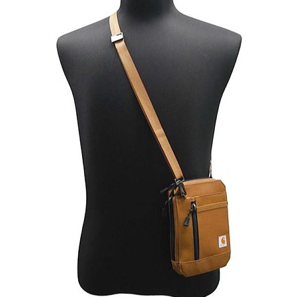 Carhartt カーハート ウォレットショルダー ブラウン ボディウオレット 001 Nylon Duck Crossbody Wallet 撥水加工