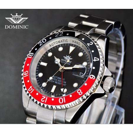 ドミニク  【DOMIINIC】 ダイバータイプ 自動巻き オートマチック 腕時計 DS1114G-BR01｜zennsannnet