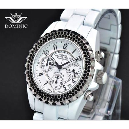 ドミニク 【DOMINIC】 クロノグラフ カレンダー機能付 メンズ腕時計 ＤＳ2201Ｇ-W｜zennsannnet