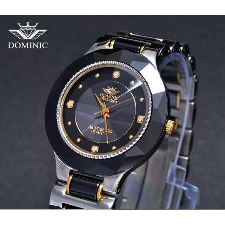 ドミニク 【DOMINIC】 キズや磨耗に強い超硬耐熱素材タングステン メンズ腕時計 ＤＳ2203G-B｜zennsannnet