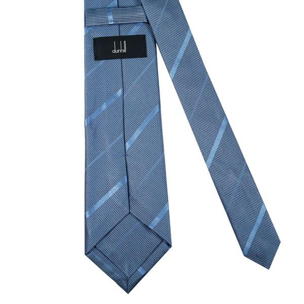 ダンヒル ネクタイ Alfred Dunhill メンズネクタイ ブルー系 イタリー