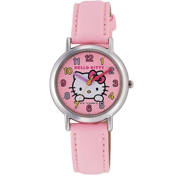 ハローキティ 腕時計  HELLO KITTY 子供用腕時計 キッズウォッチ ピンク HK15-002 ギフト プレゼント クリスマス｜zennsannnet