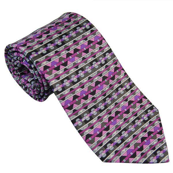 エミリオ プッチ EMILIO PUCCI 紳士ネクタイ necktie シルク100％ イタリー製 P8014x1 ギフト プレゼント 贈答品 記念品｜zennsannnet