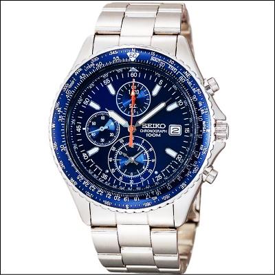 セイコー SEIKO パイロットクロノグラフ メンズ腕時計 シャンパンブルーフェイス SND255PC : snd255 : SHOP GTO -  通販 - Yahoo!ショッピング