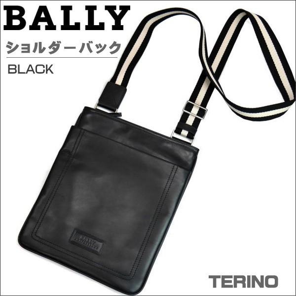 BALLY バリー ショルダーバックバック  BLACK ブラック TERINO 280 6189940｜zennsannnet