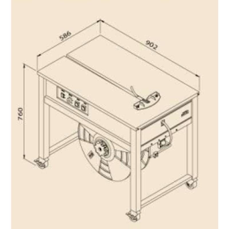 新品 PPバンド半自動梱包機 TP-202 TRANSPAK製 9mm、12mm、15mm、15.5mmPPバンド対応|zenpackageplus1|02