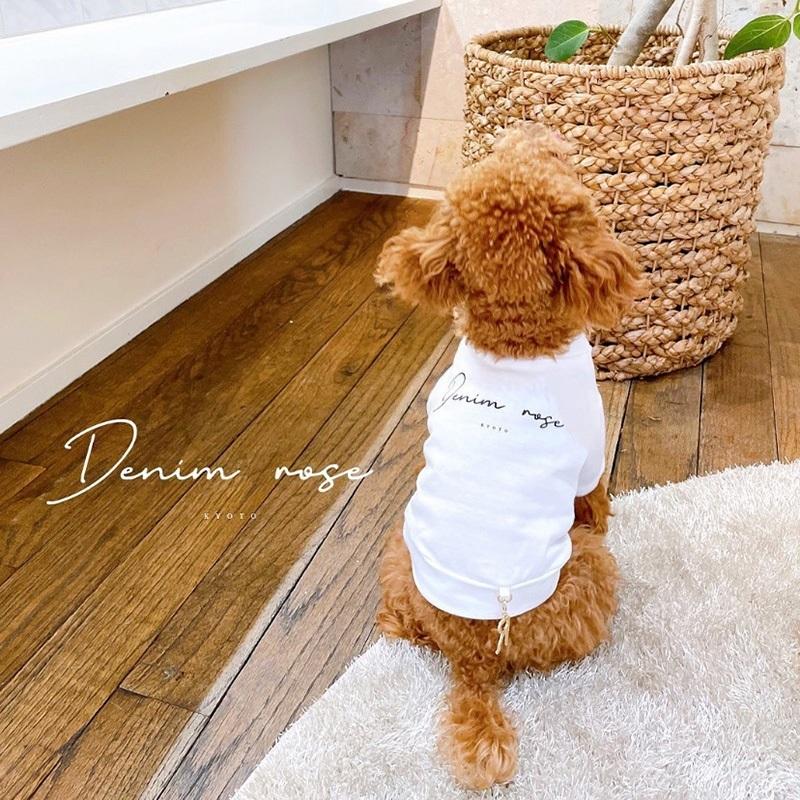 犬服 シャツ 夏用 Denimrose ロゴ Tシャツ Dmr Logot 犬のペットグッズ専門店 Zenpets 通販 Yahoo ショッピング