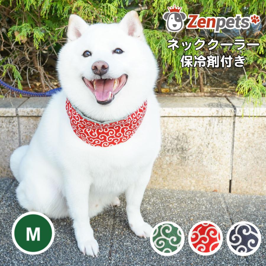 Zenpets（ゼンペッツ） 犬 ネッククーラー 国産 唐草模様 保冷剤付き