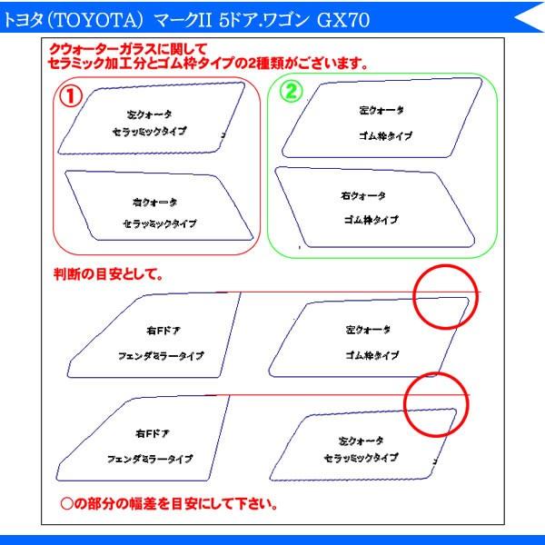 カット済み カーフィルム トヨタ（TOYOTA） マークII 5ドア.ワゴン
