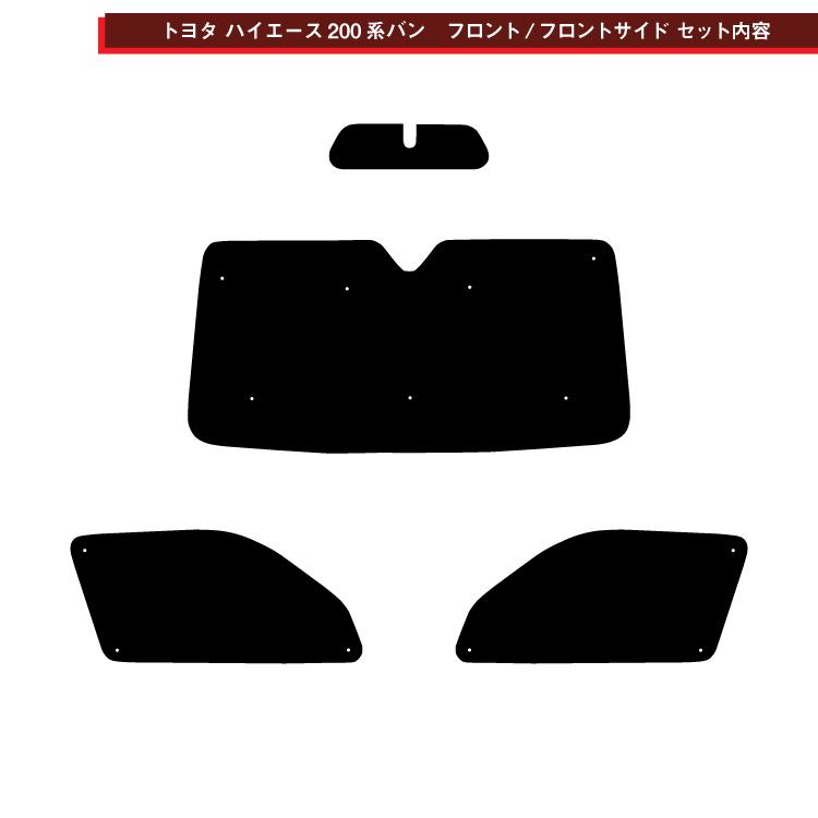 車用サンシェードライト1台分 フロントサイドリアセット トヨタ