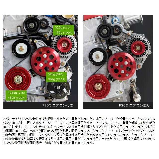 S2000 戸田レーシング　ASM プーリー　フルセット S2000 戸田レーシング ASM プーリー フルセット 【公式通販】