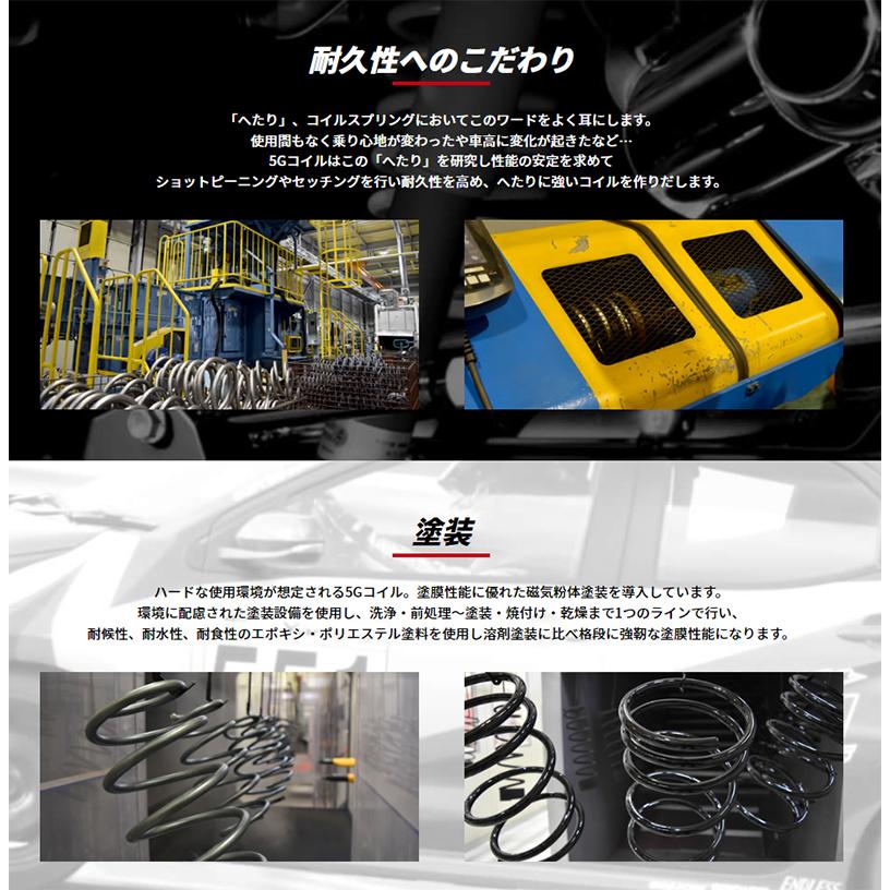 5ZIGEN 【メーカー直送品】5ZIGEN 5G-COIL-UP 5GSU018 SUZUKI ジムニー