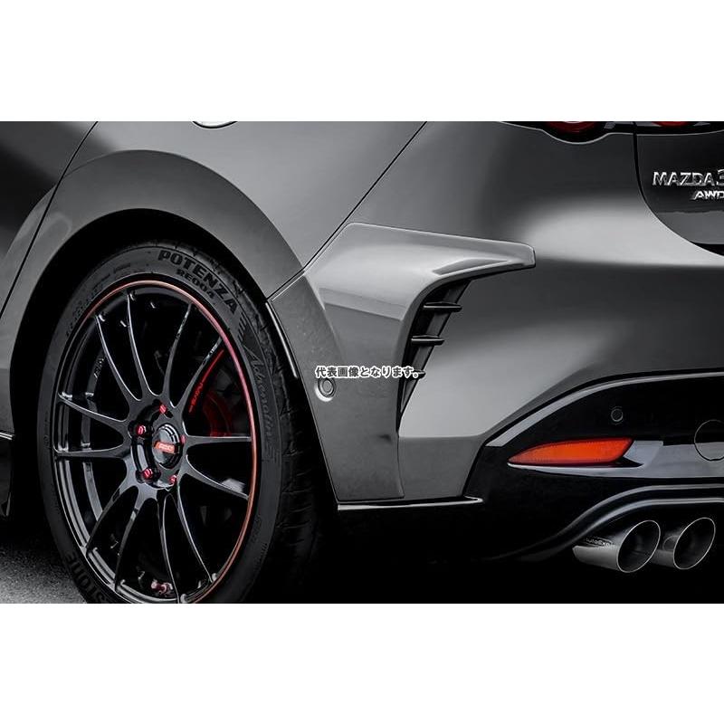 AutoExe MAZDA3 リアサイドカウル 左右セット オートエクゼ リアサイドカウル MAZDA3ファストバック BPA1V3060BB
