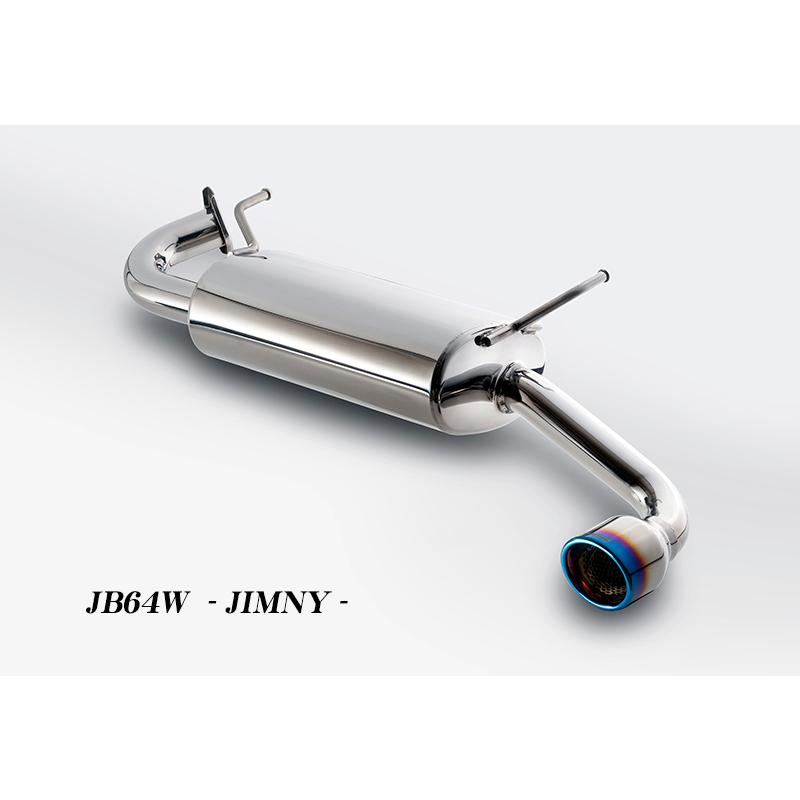 【メーカー直送品】 5ZIGEN マフラー JBLUE BS-JB64W-S SUZUKI ジムニー 3BA-JB64W 年式H30/7?｜zenrin-ds