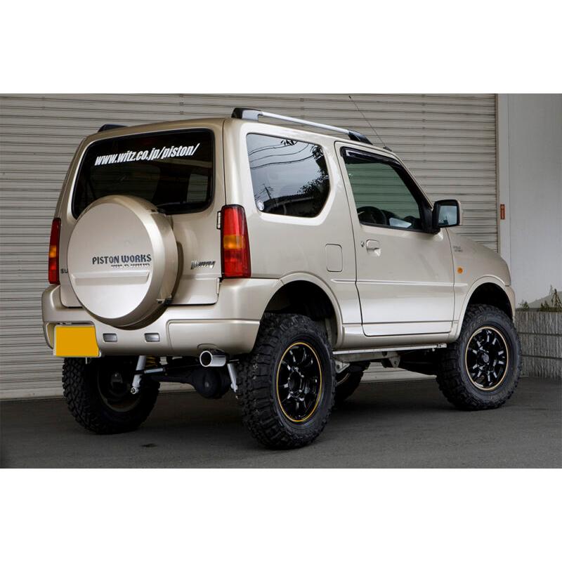 ジムニーJB23用5GIGENマフラー 5ZIGEN マフラー 5ZIGEN-SP ジムニー ABA-JB23W 砲弾W出し 車検