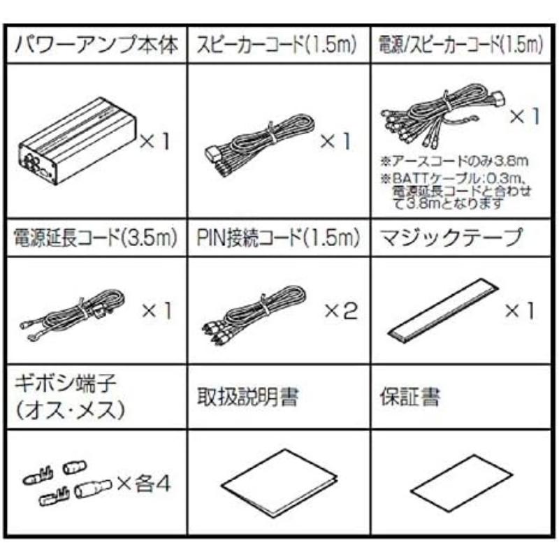 ALPINE(アルパイン) KTP-600 デジタルパワーアンプ : ゼンリンDSヤフー