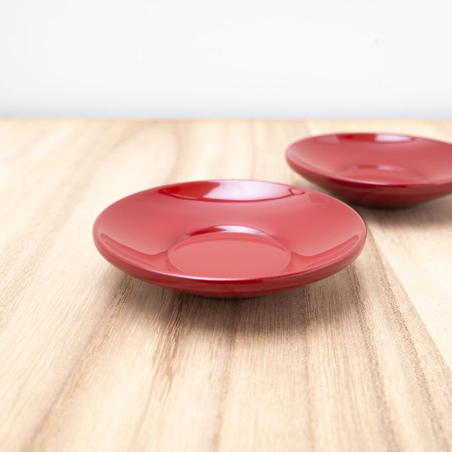 茶托 木製 小さめ 川連 漆器 日本製 漆 黒 木 ソーサー お祝い ギフト
