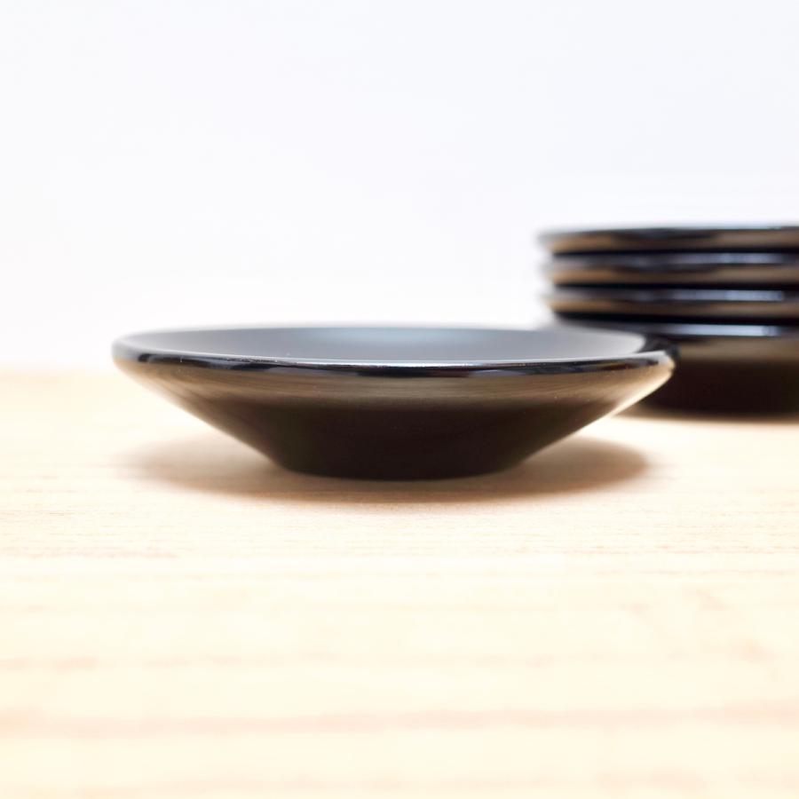 茶托 木製 小さめ セット 川連 漆器 日本製 漆 黒 赤 ソーサー お祝い