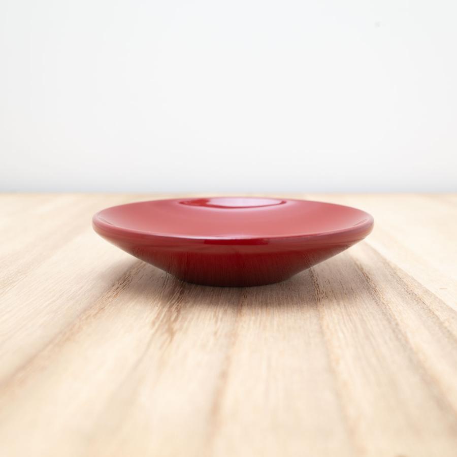 茶托 木製 小さめ セット 川連 漆器 日本製 漆 黒 赤 ソーサー お祝い