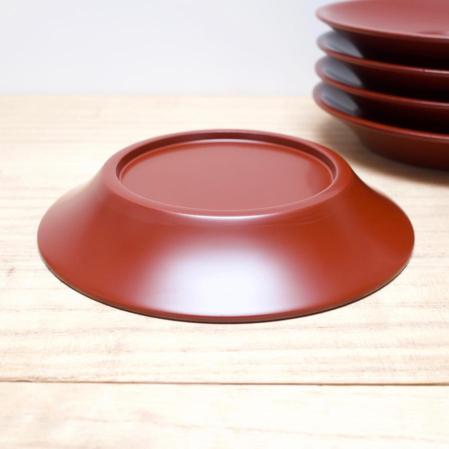 茶托 漆塗り 木製 日本製 ソーサー 黒 赤 お祝い 川連 漆器 大きめ