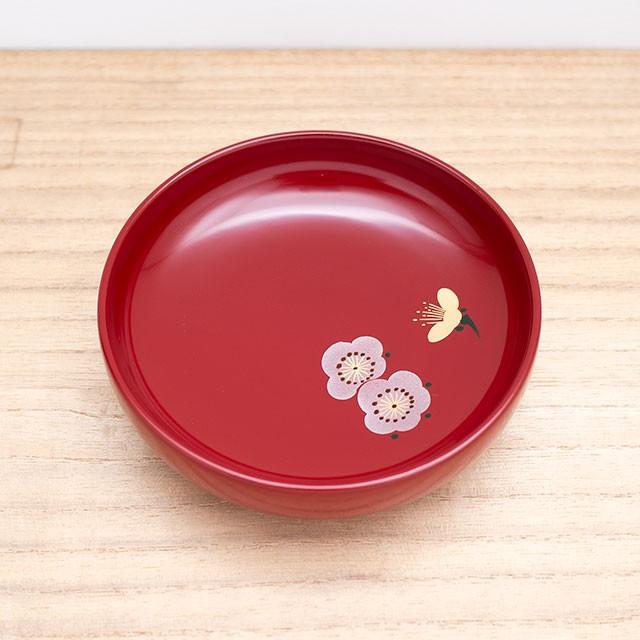 皿 おしゃれ セット 和食器 黒 木 軽い 木製 日本製 赤 梅 和風 川連