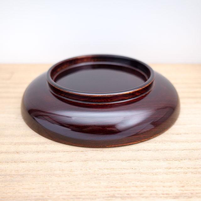 皿 おしゃれ 和食器 お祝い 小皿 木製 日本製 木 和風 和 川連 漆器 15cm 軽い ギフト 椿皿 木地呂 |  | 04