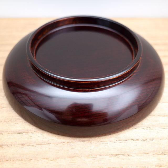 皿 おしゃれ 和食器 お祝い 小皿 木製 日本製 木 和風 和 川連 漆器 15cm 軽い ギフト 椿皿 木地呂 |  | 05