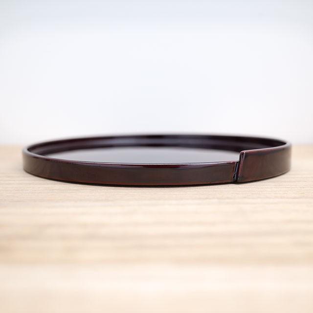 皿 おしゃれ 和食器 木製 日本製 黒 木 軽い 18cm 和風 和 お祝い 川連 漆器 ウッド プレート 平皿 曲輪皿 |  | 01