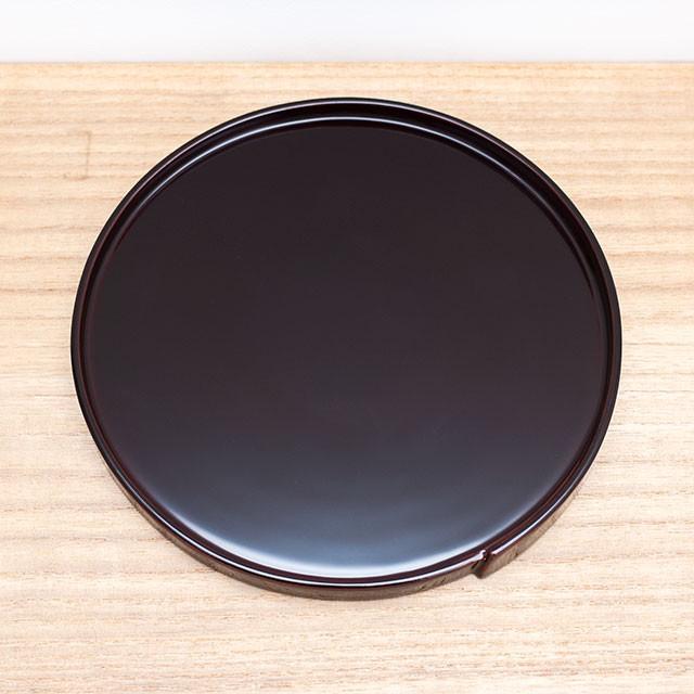 皿 おしゃれ 和食器 木製 日本製 黒 木 軽い 18cm 和風 和 お祝い 川連 漆器 ウッド プレート 平皿 曲輪皿 |  | 02