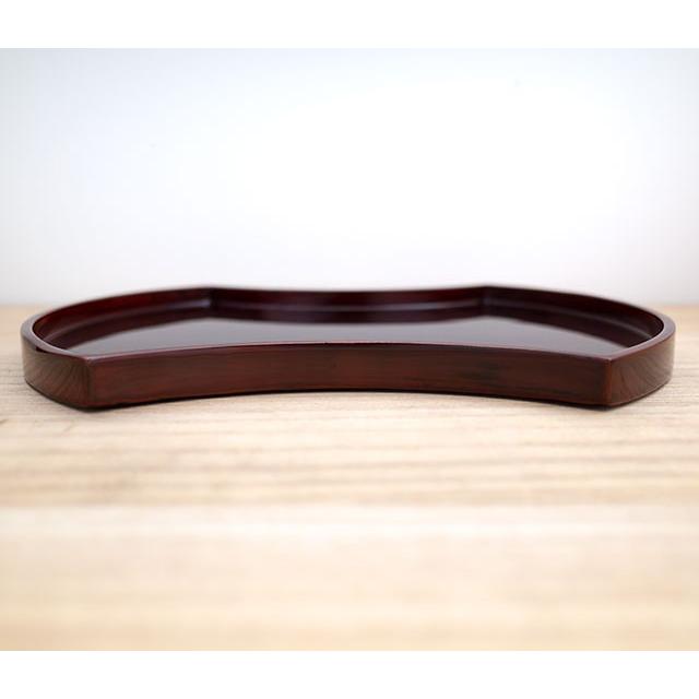 皿 おしゃれ 軽い 和風 和食器 和 四角 長方形 木製 日本製 横長 割れにくい 川連 漆器 木 ギフト 分銅皿 |  | 01