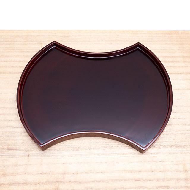 皿 おしゃれ 軽い 和風 和食器 和 四角 長方形 木製 日本製 横長 割れにくい 川連 漆器 木 ギフト 分銅皿 |  | 02