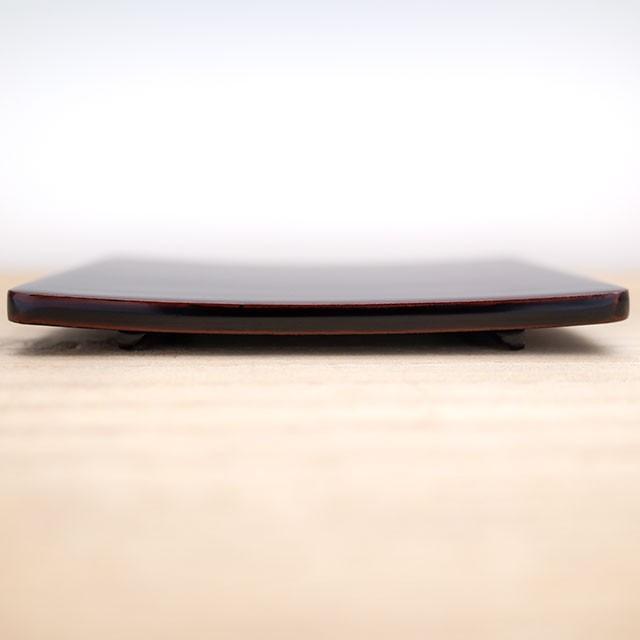 小皿 おしゃれ 和食器 木製 日本製 四角 スクエア 木 軽い 軽量 お祝い ギフト 川連 漆器 和 長角菓子皿 |  | 02