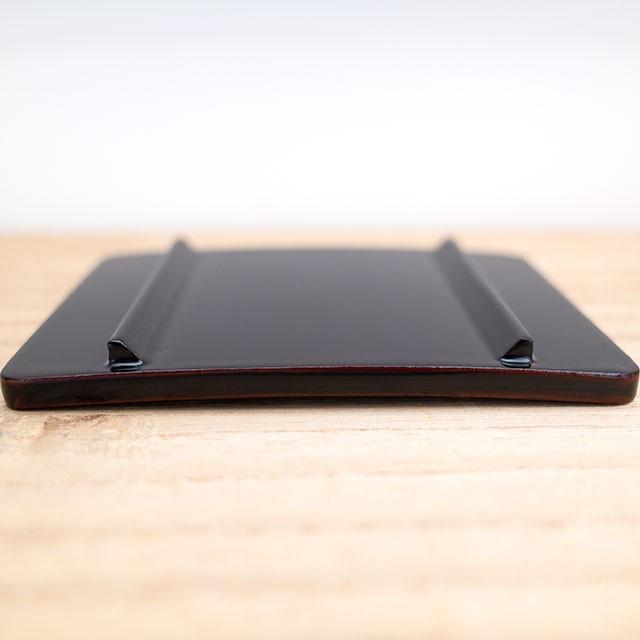 小皿 おしゃれ 和食器 木製 日本製 四角 スクエア 木 軽い 軽量 お祝い ギフト 川連 漆器 和 長角菓子皿 |  | 03