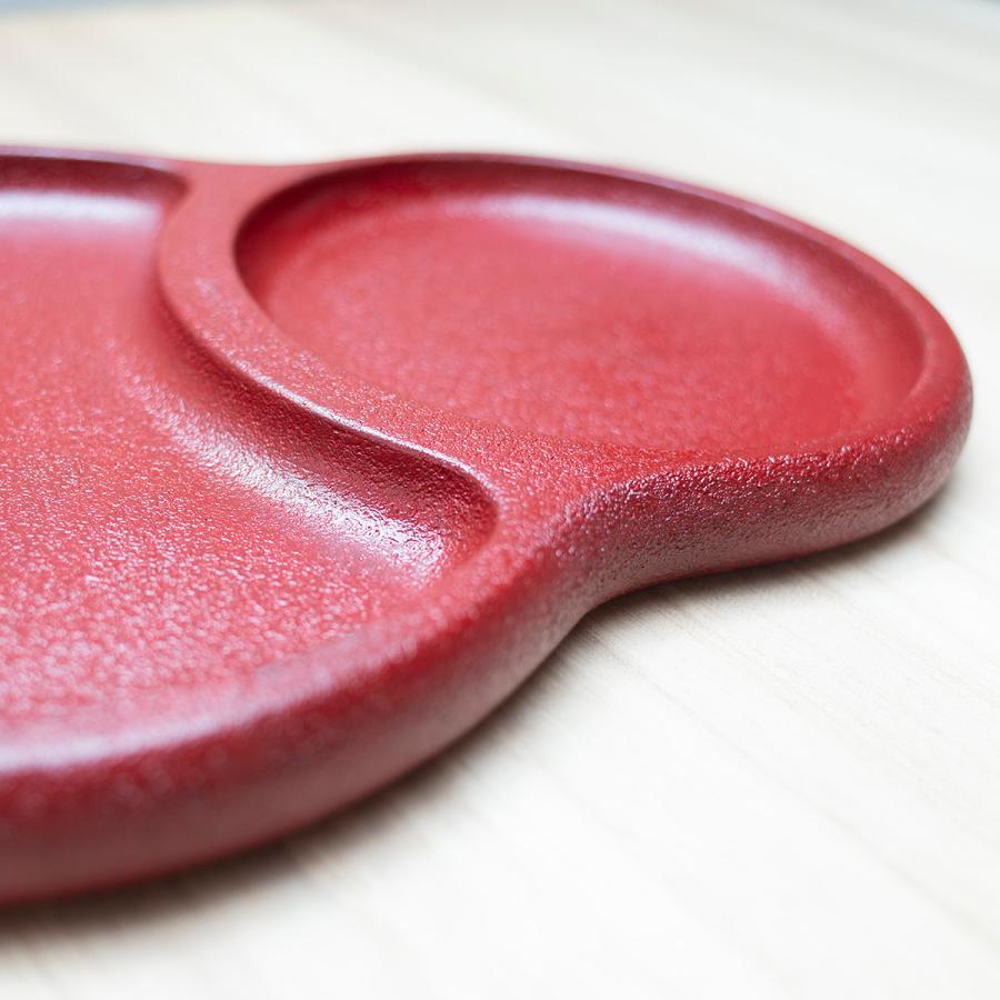 プレート皿 おしゃれ 仕切り 子供 黒 木 軽い 白 赤 木製 プレゼント 川連 漆器 キッズ だるまプレート |  | 06