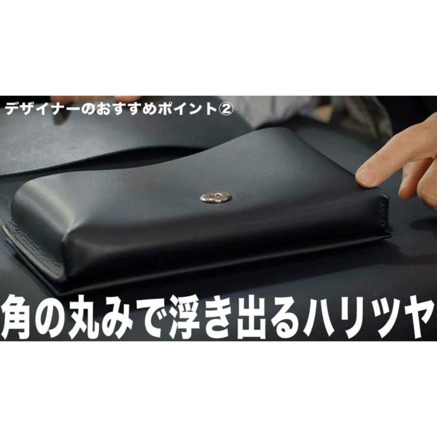 【年間200頭の高品質牛レザー100%】財布一体型 2WAYポーチ |  | 05