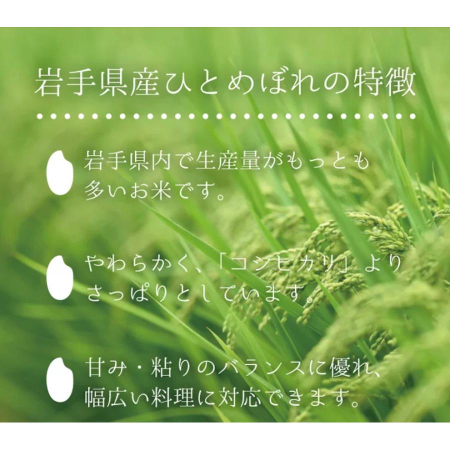 米 精米 【令和7年産岩手県産ひとめぼれ10kg】5kg×2 モチモチ柔らか