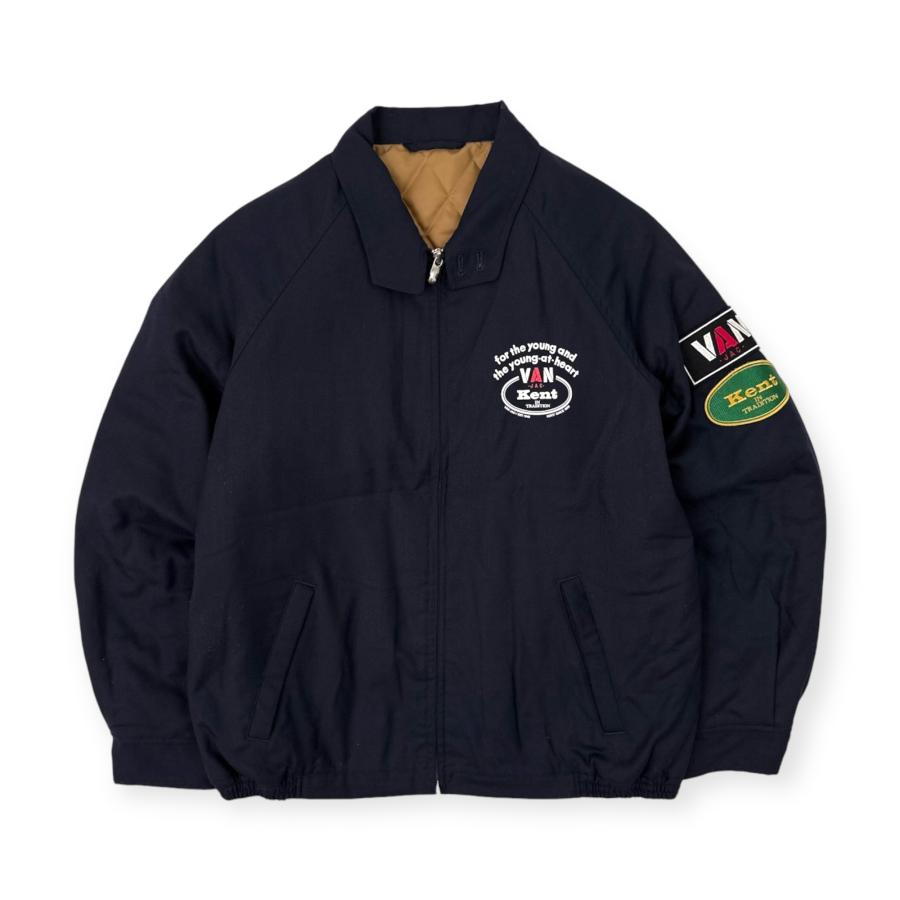 m*a様 VAN jac ネイビー　ブルゾン　アーチロゴ　サイズM ジャケット VANJAC ヴァンヂャケット アーチロゴブルゾン ネイビー