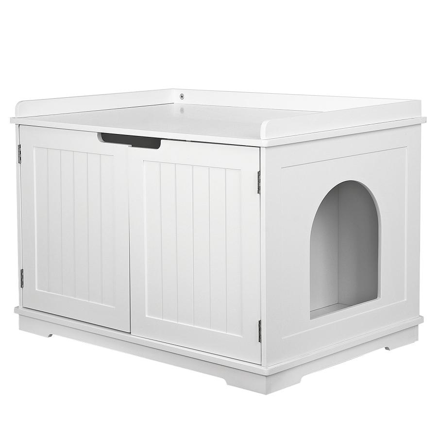僅少「セール価格」猫トイレ収納カバー 目隠し ペットハウス 箱型 猫