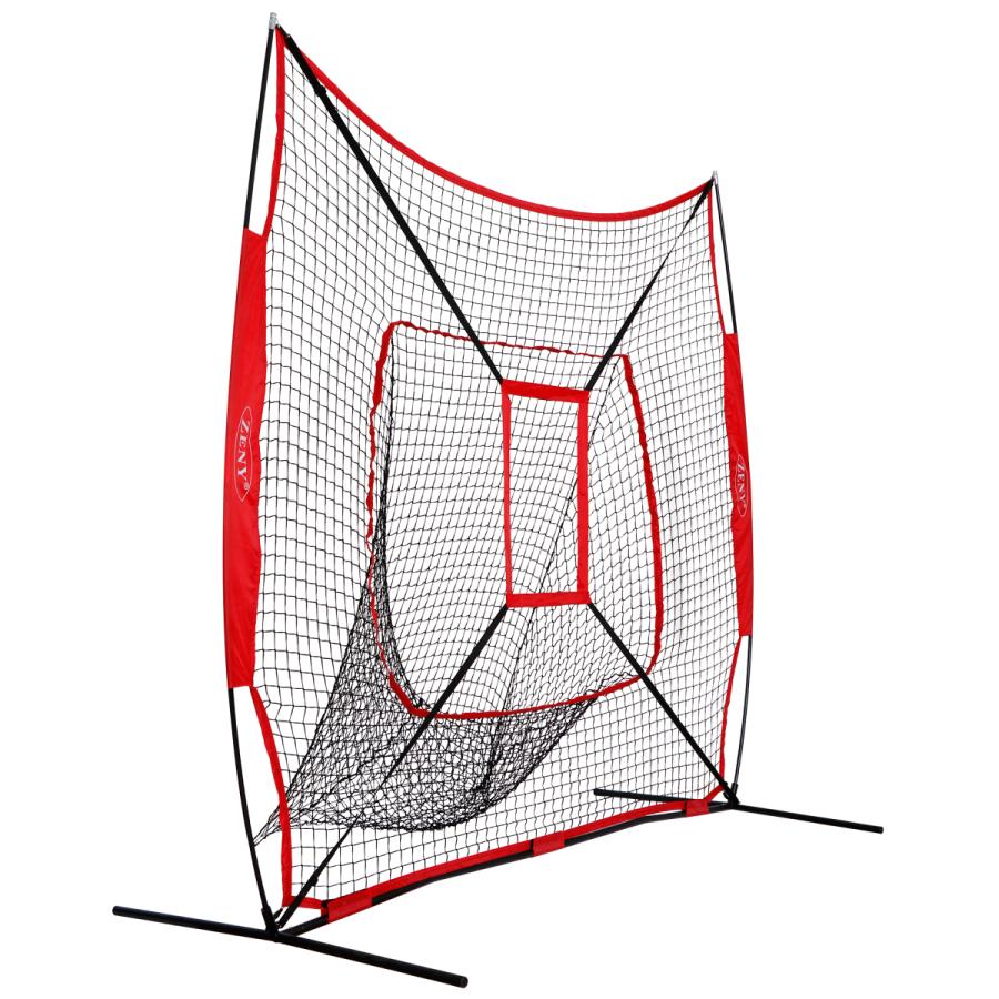 「在庫僅少」野球練習ネット 展開サイズ213cm口字型枠 ボール受けネット バッティングネット ピッチングネット 投球練習 練習器具 組立簡単 硬式 軟式｜zeny｜08