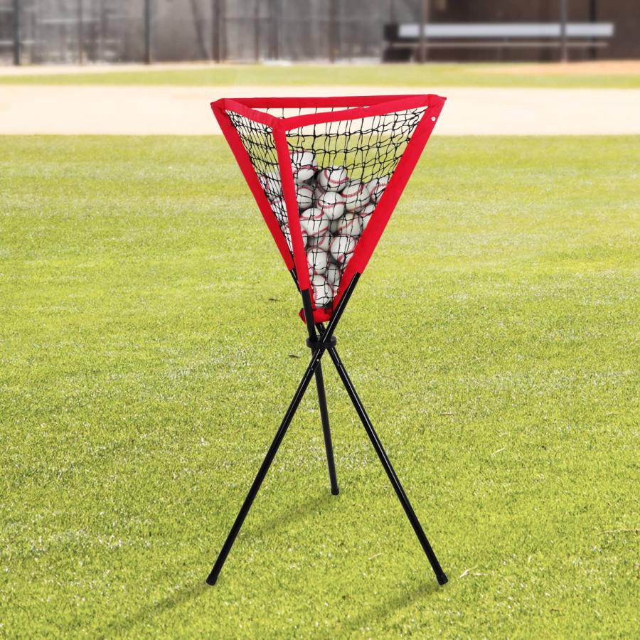 ボールカゴ 野球 テニス 収納バッグ 折りたたみ式 ボールネット ボール