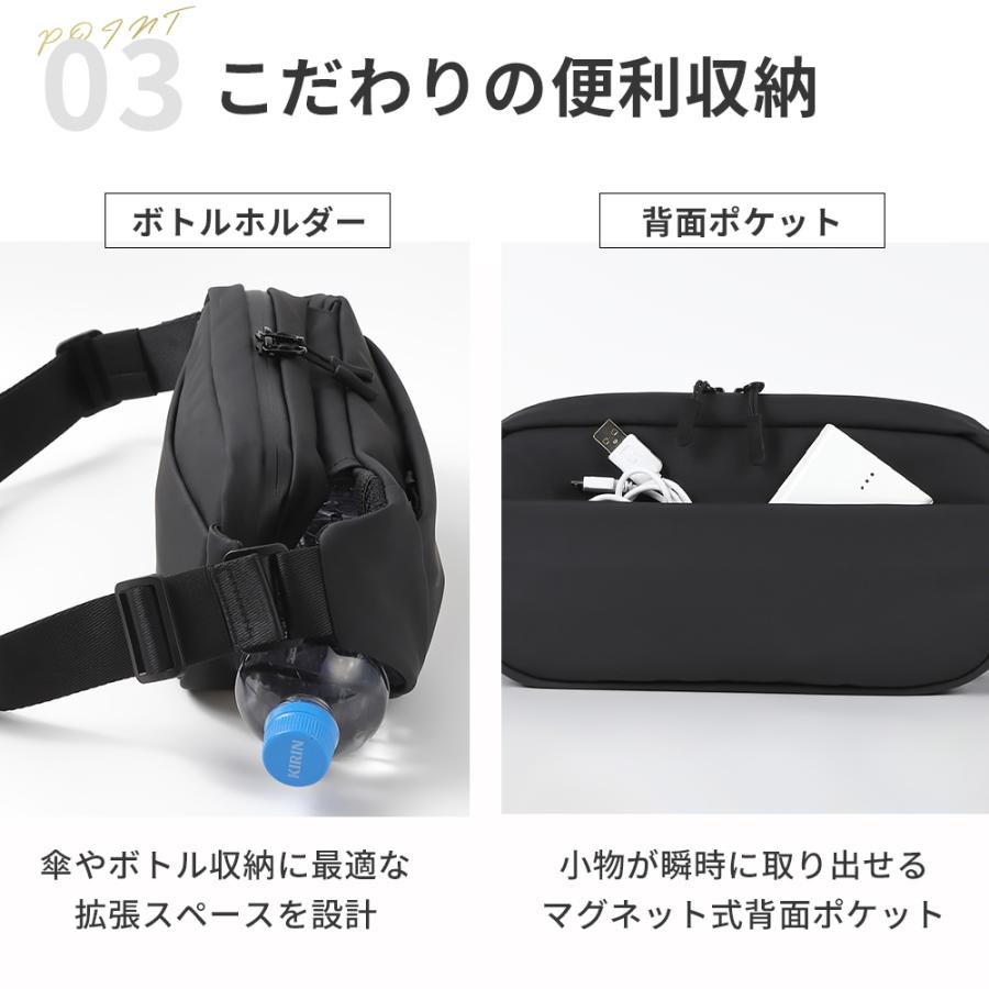 防水 ボディバッグ ショルダーバッグ レディース メンズ 斜めがけ