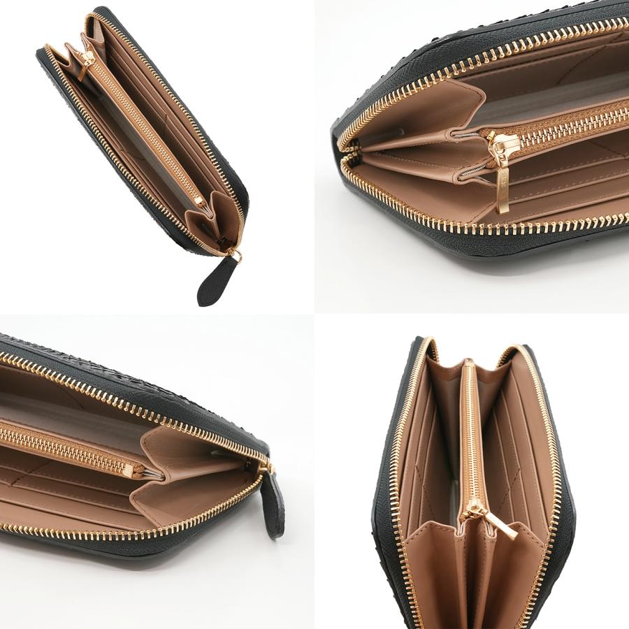 ブラックパイソン ラウンドファスナー 長財布（黒） |  | 04