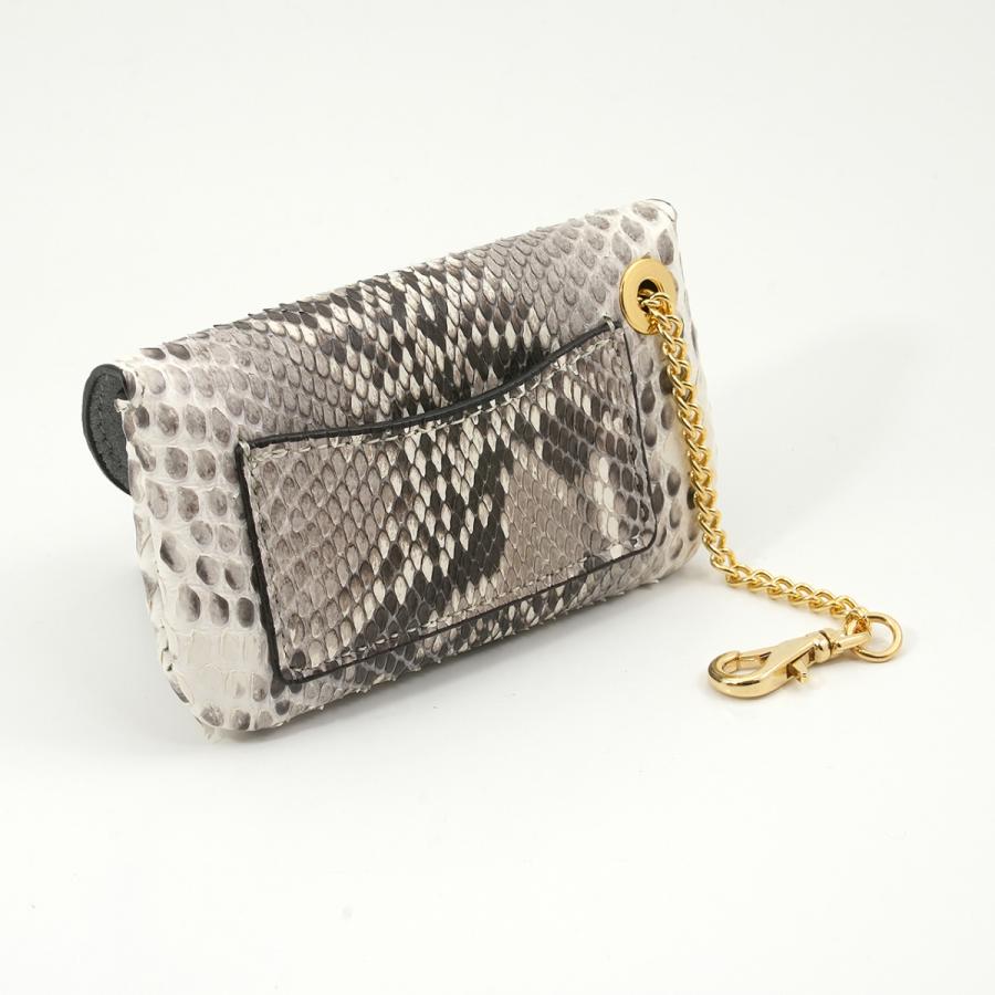 イタリアンパイソン 蛇革 カブセ型 キーケース ３連 喜平型チェーン |  | 01